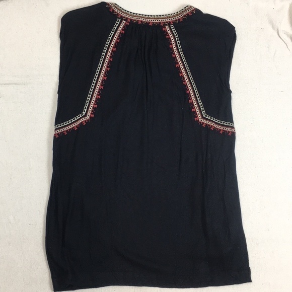 Lucky Brand Teagan Beaded Embroidered Tunic - Picture 3 of 8